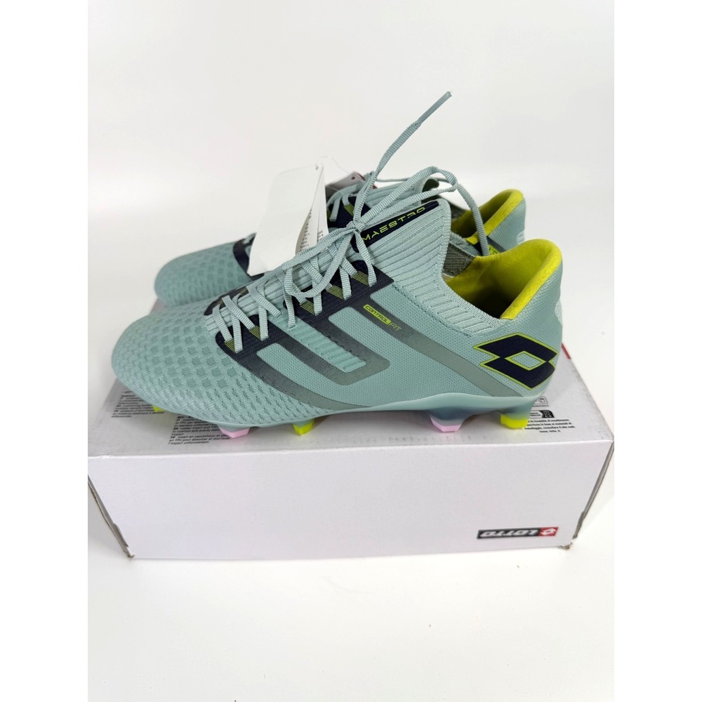 Lotto Maestro‎ 100 V FG Soccer Cleats Men's Size US 8.5 Green/Blue New